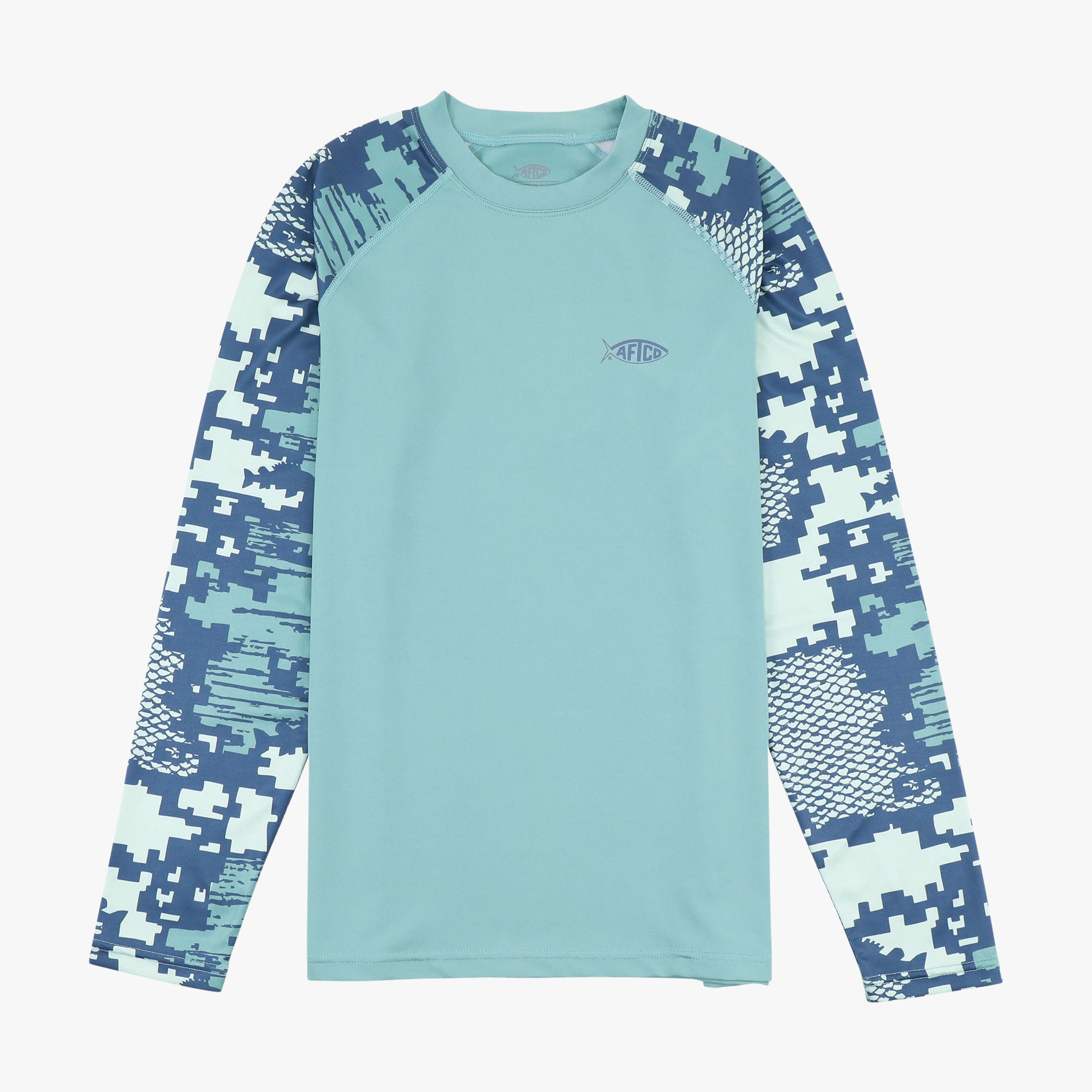 Youth Tactical Camo LS Performance Shirt - Image 7