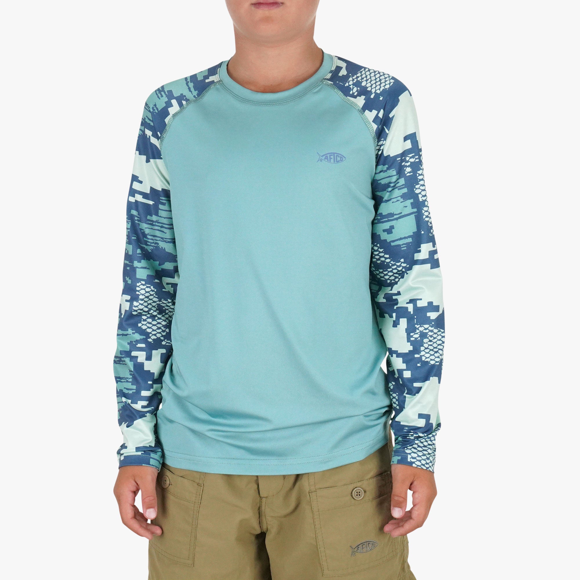 Youth Tactical Camo LS Performance Shirt - Image 10