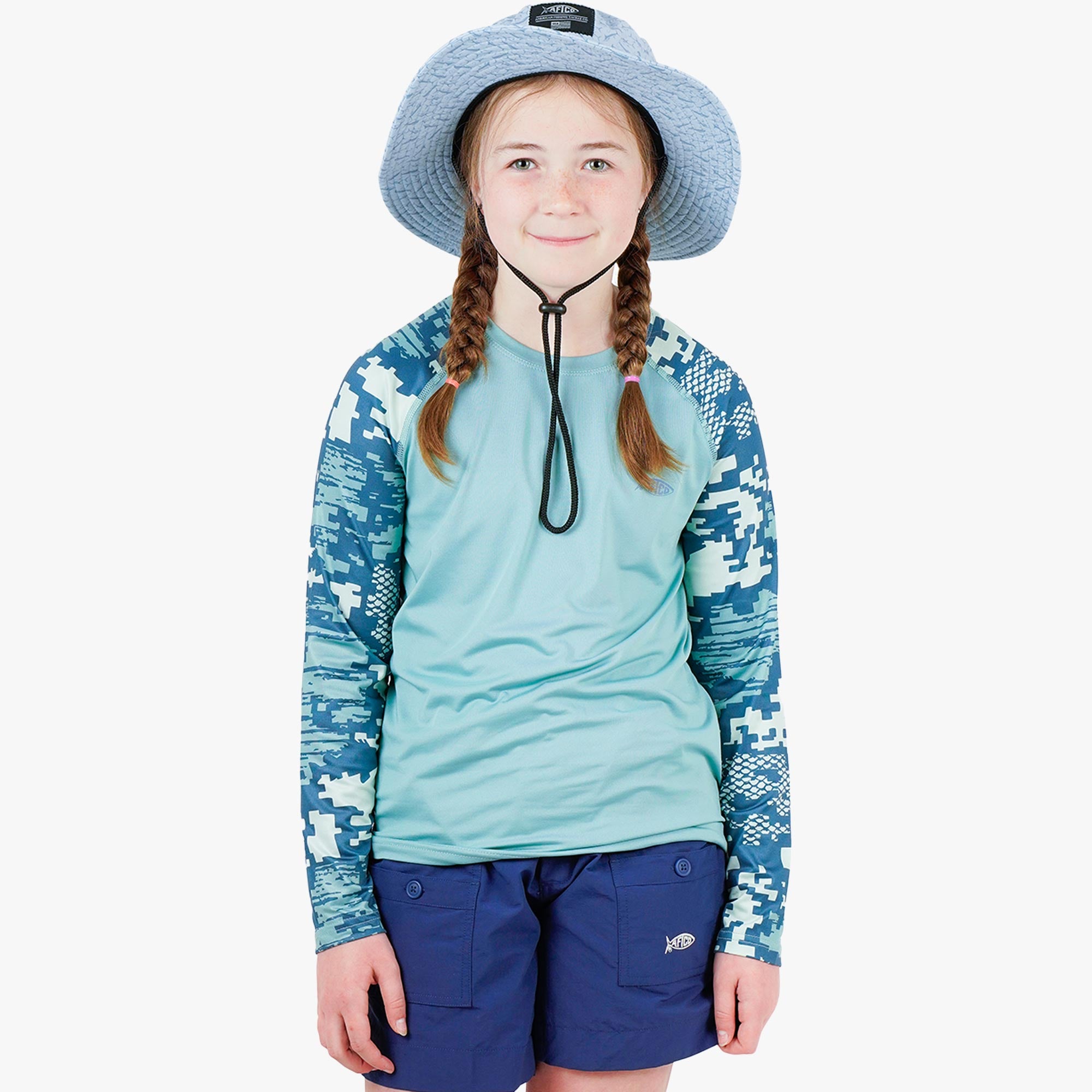 Youth Tactical Camo LS Performance Shirt - Image 8