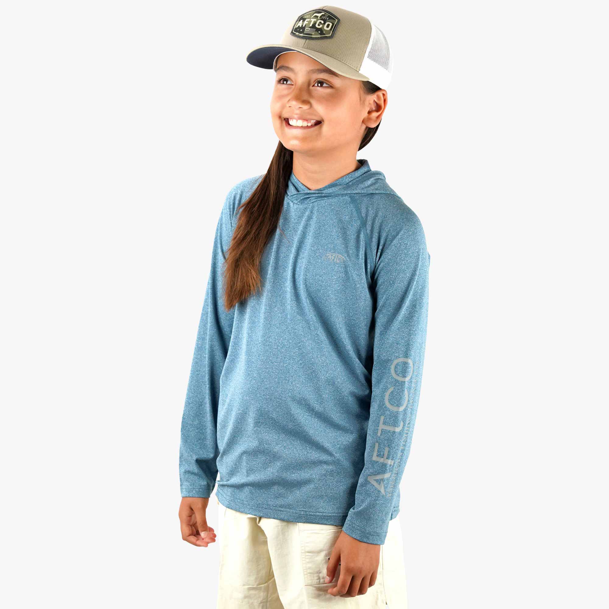 Youth Samurai Hood Performance LS Shirt - Image 5