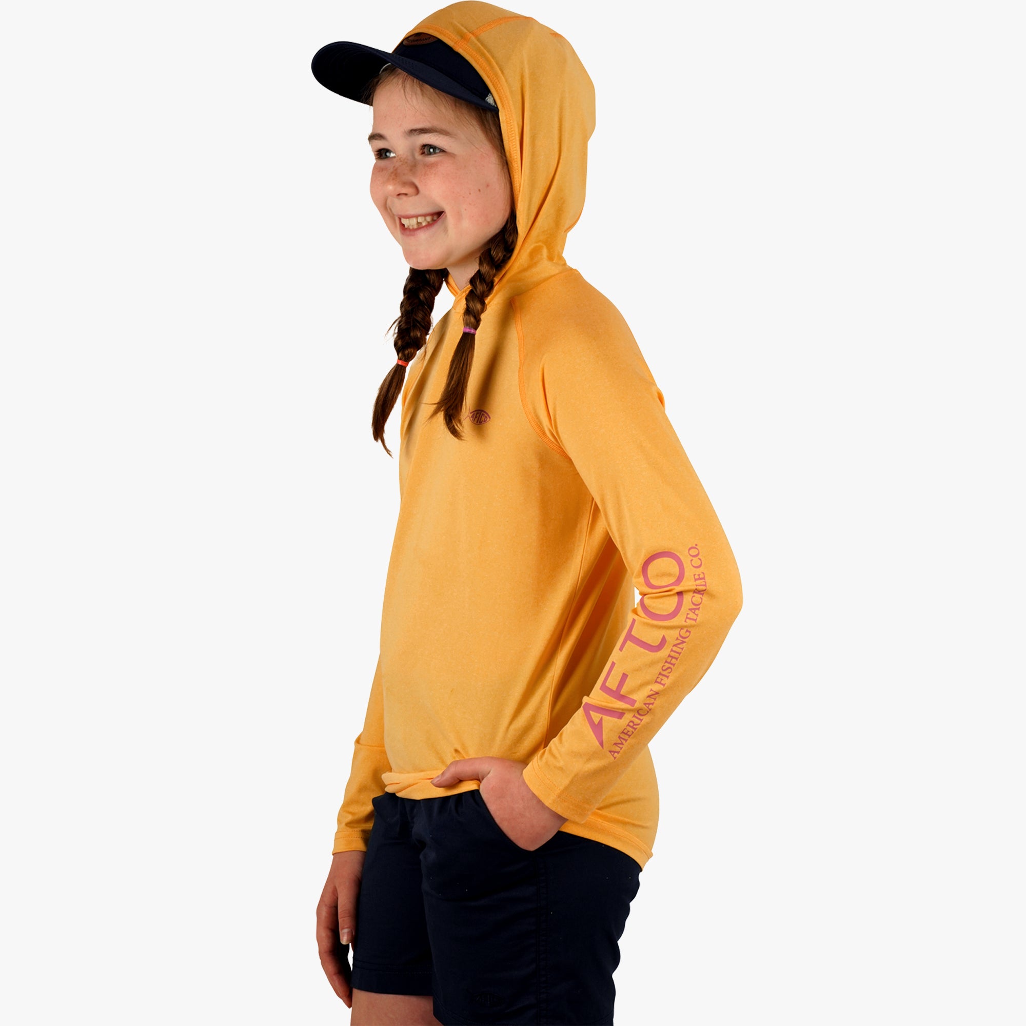 Youth Samurai Hood Performance LS Shirt - Image 28