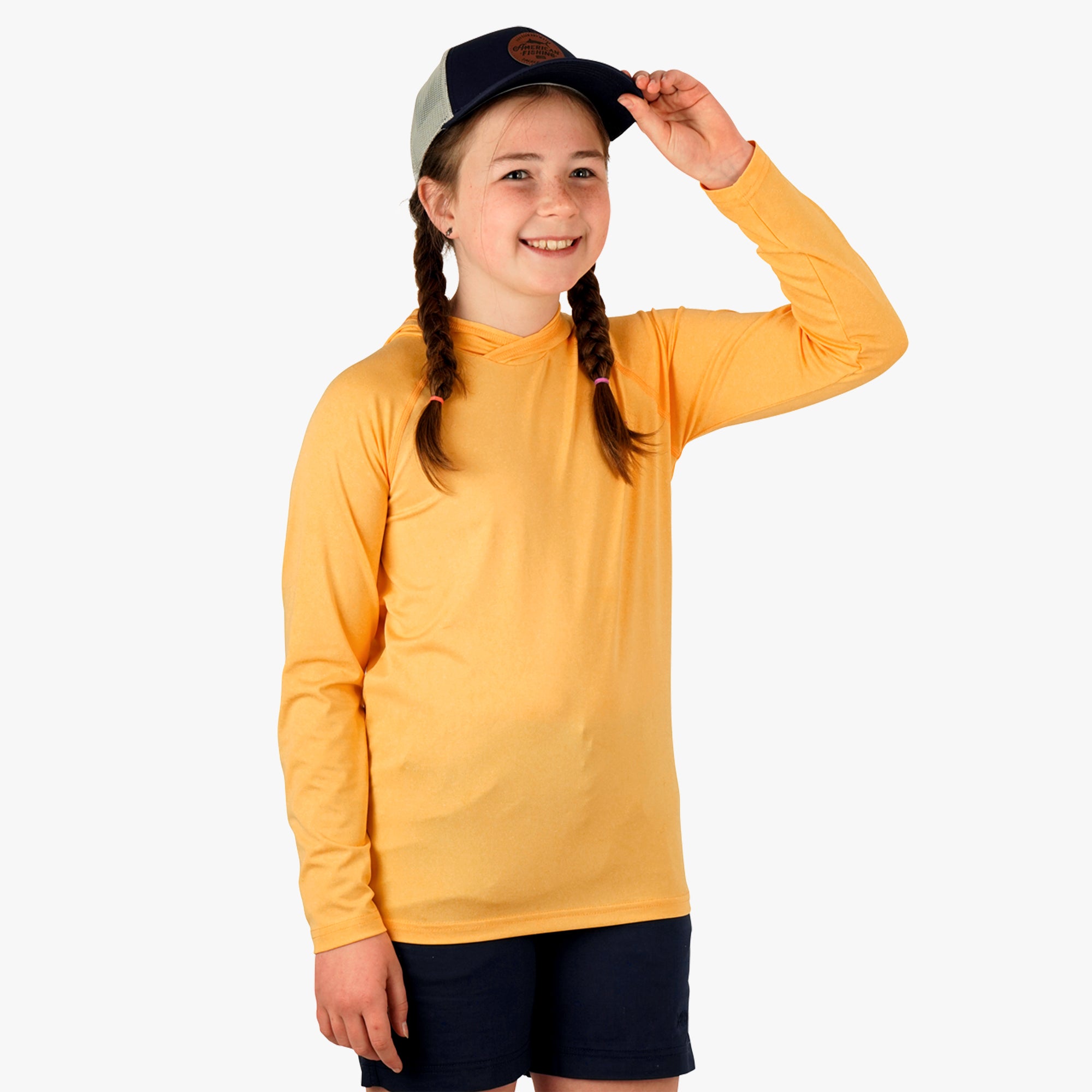 Youth Samurai Hood Performance LS Shirt - Image 27