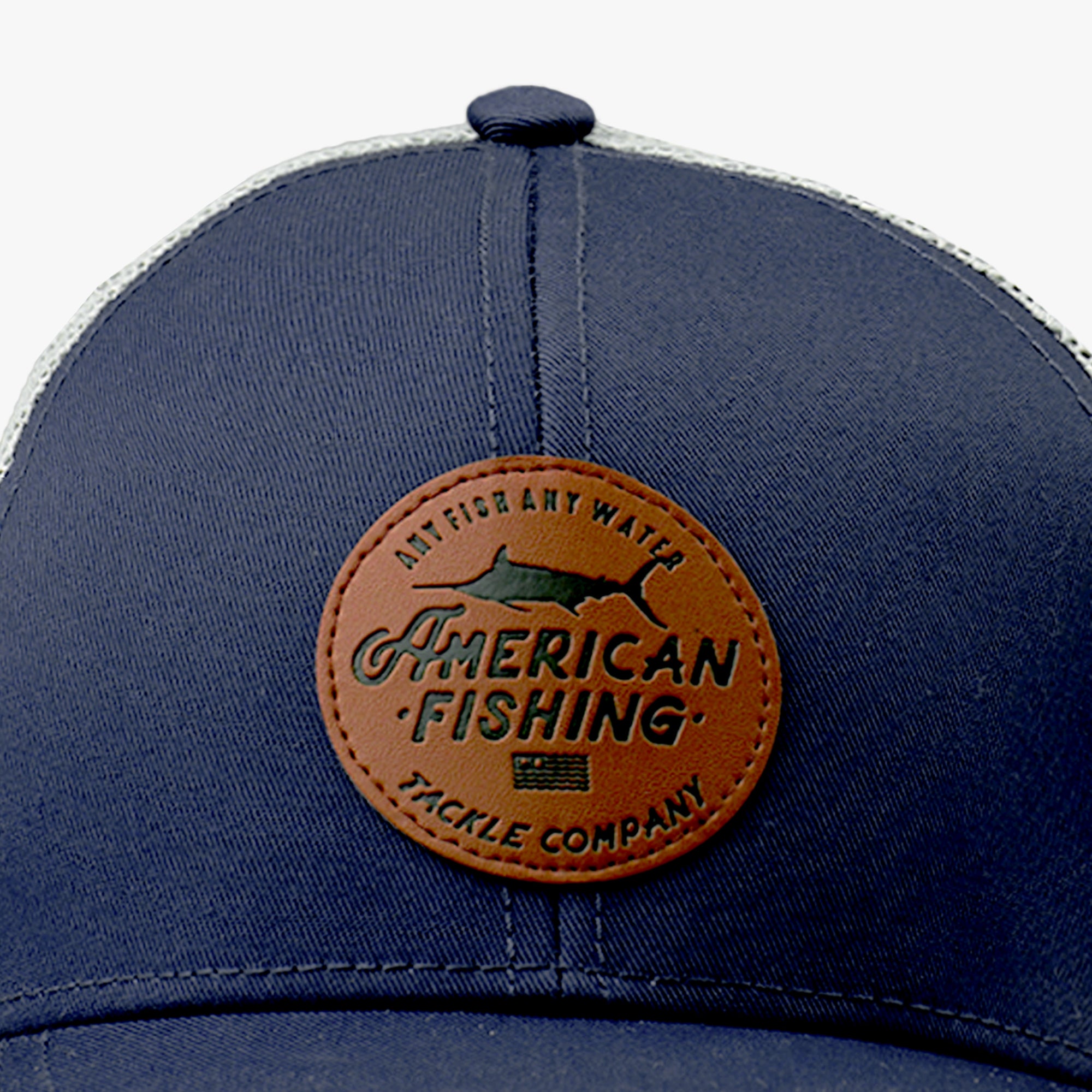 Youth Lemonade Leather Trucker Hat - Image 7