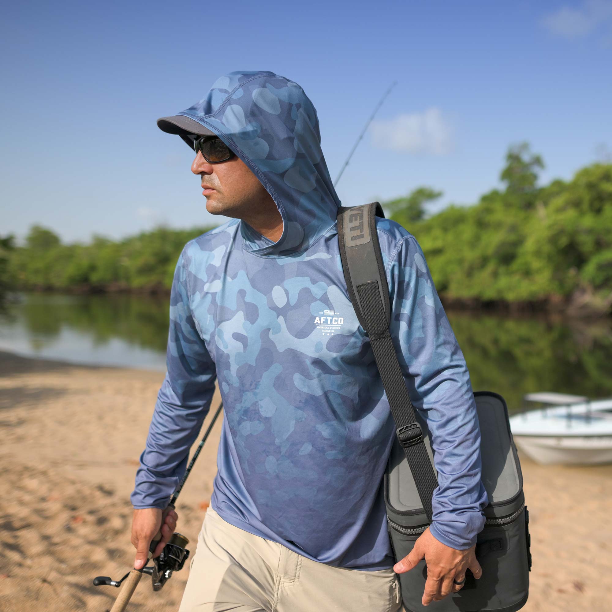 OG Camo UVX LS Sun Protection Hoodie - Image 8