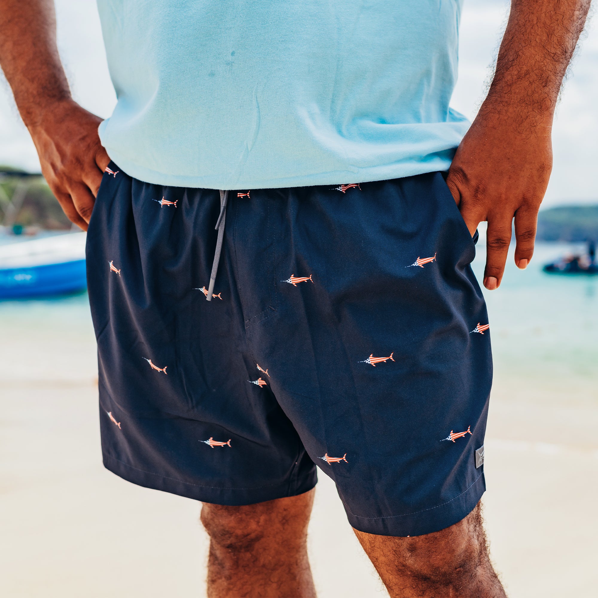 Strike Swim Shorts | Navy - Image 5