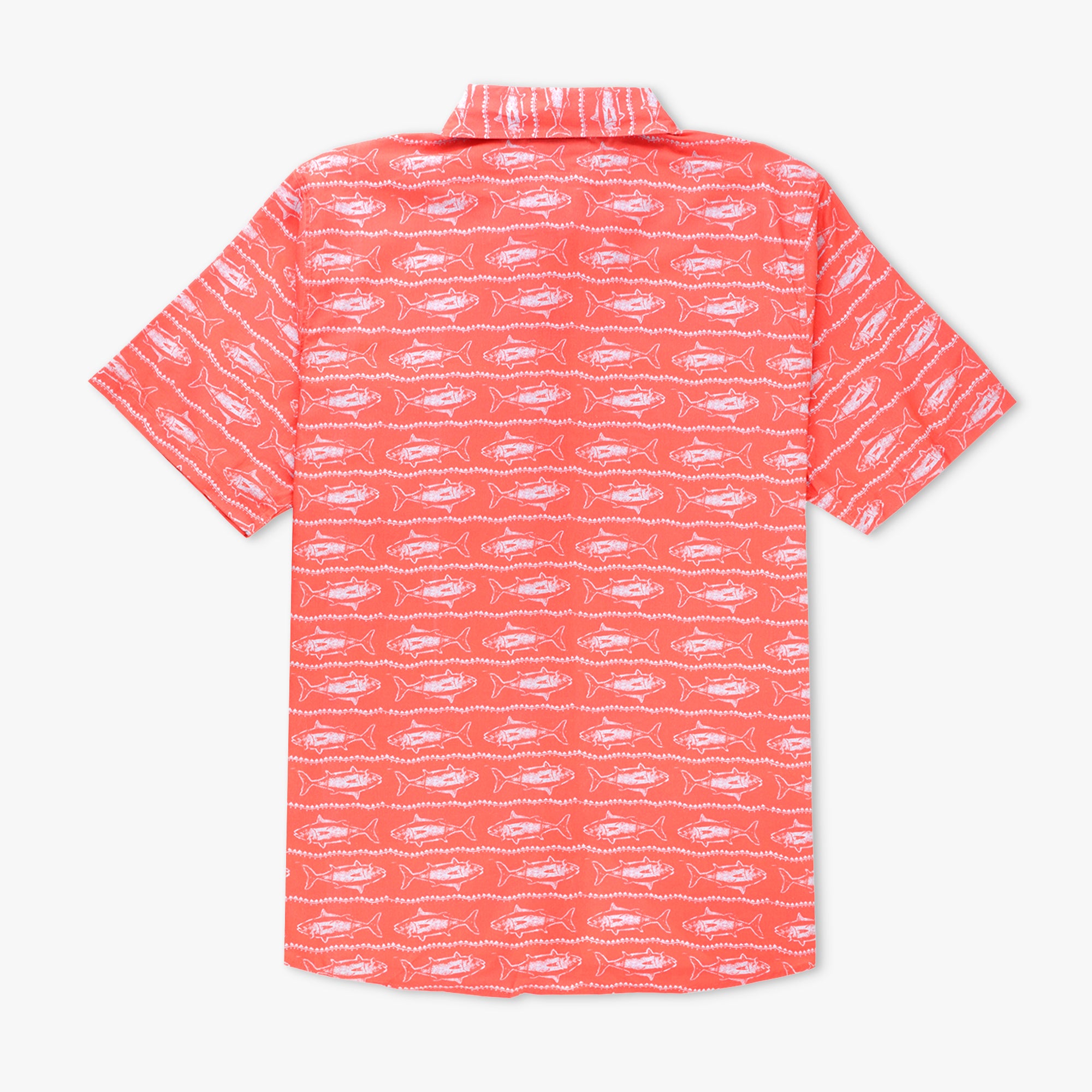 Boatbar SS Button Down Shirt | Soft Coral - Image 2