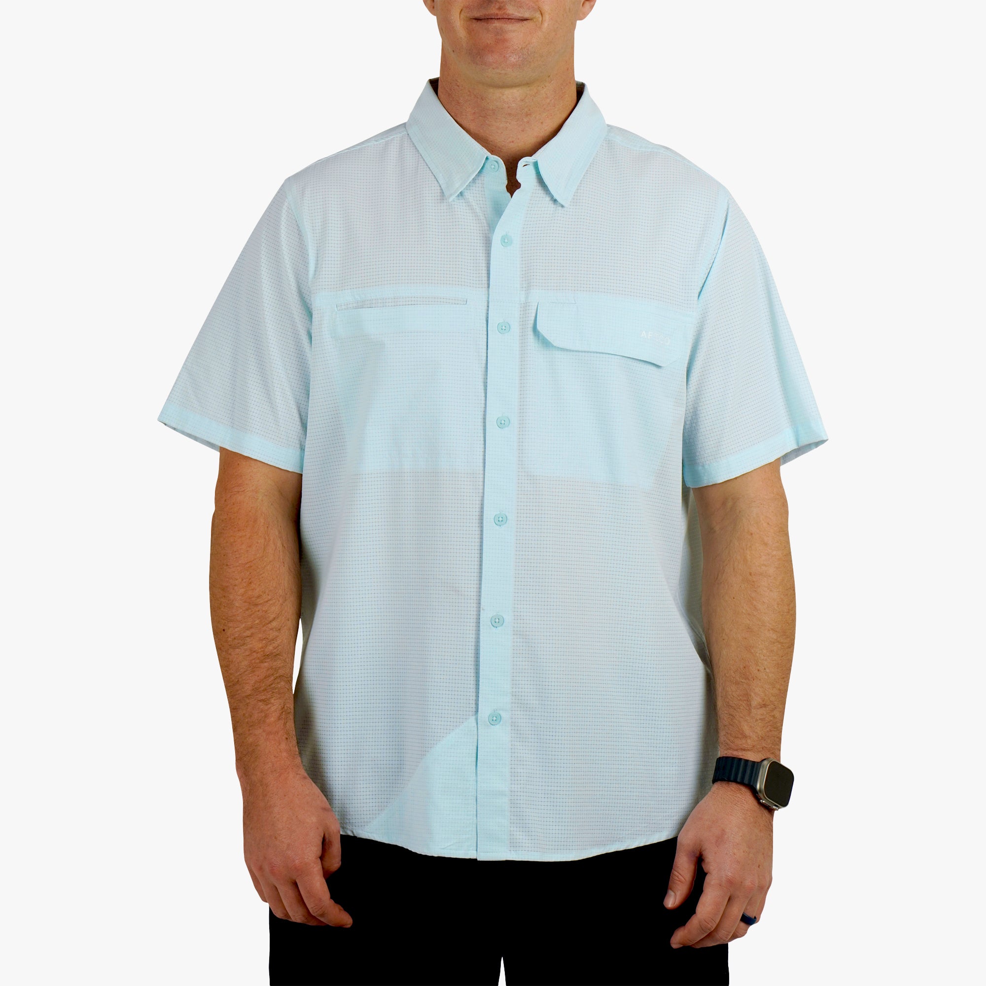 Air-O Mesh SS Button Down Shirt - Image 3
