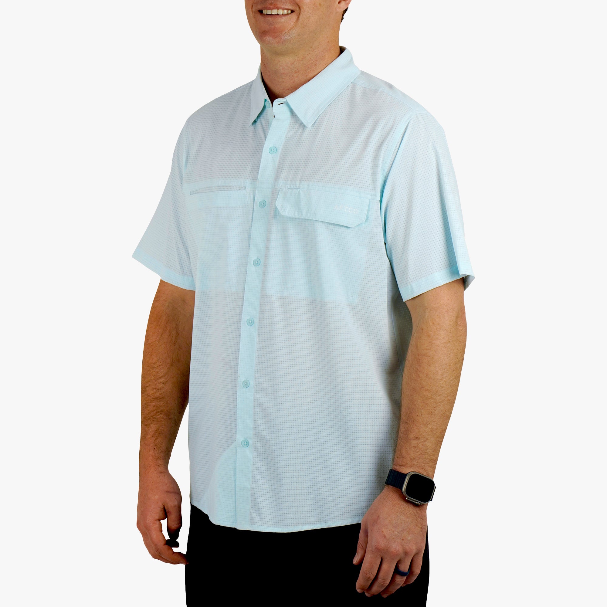 Air-O Mesh SS Button Down Shirt - Image 4