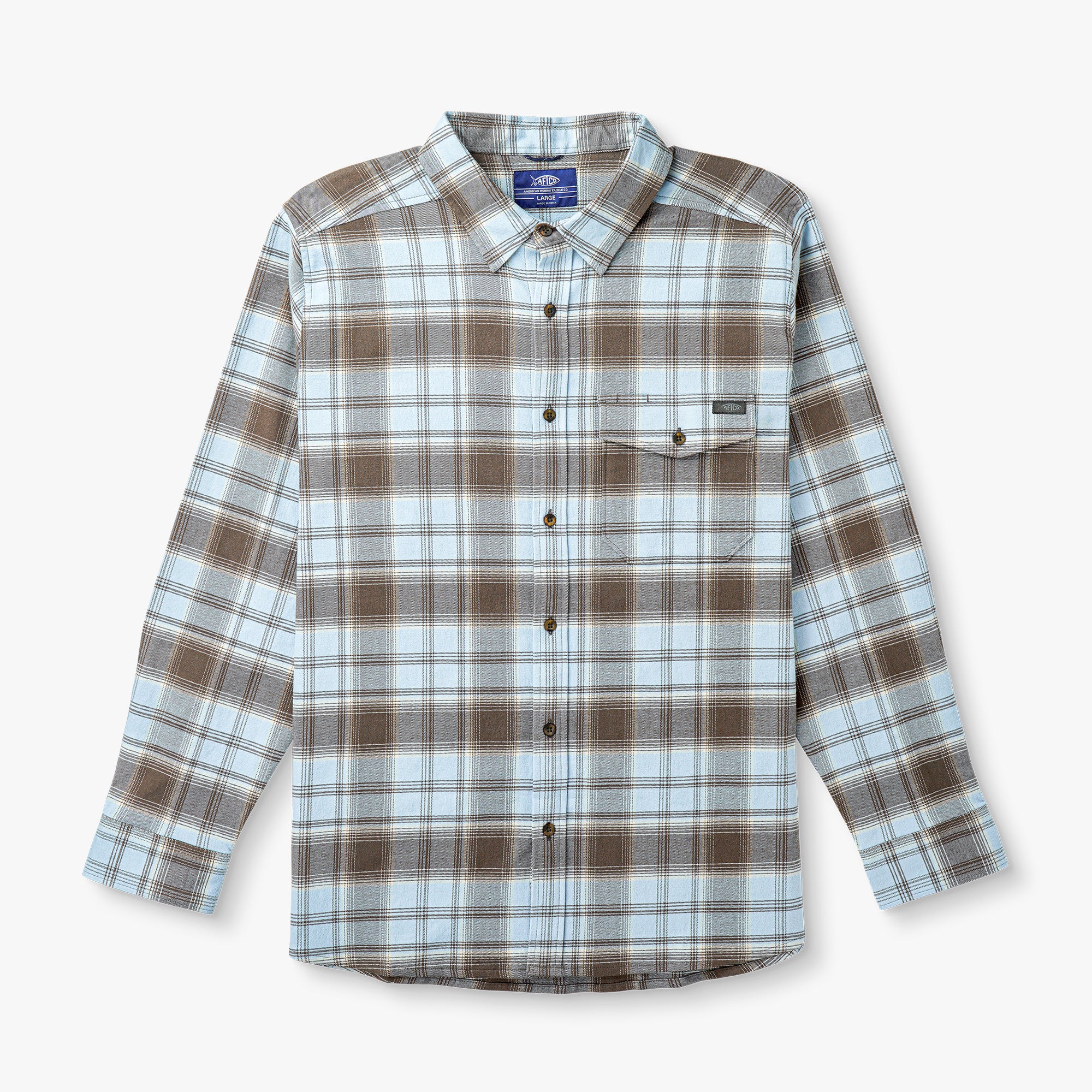 Lager LS Flannel Shirt - Image 3