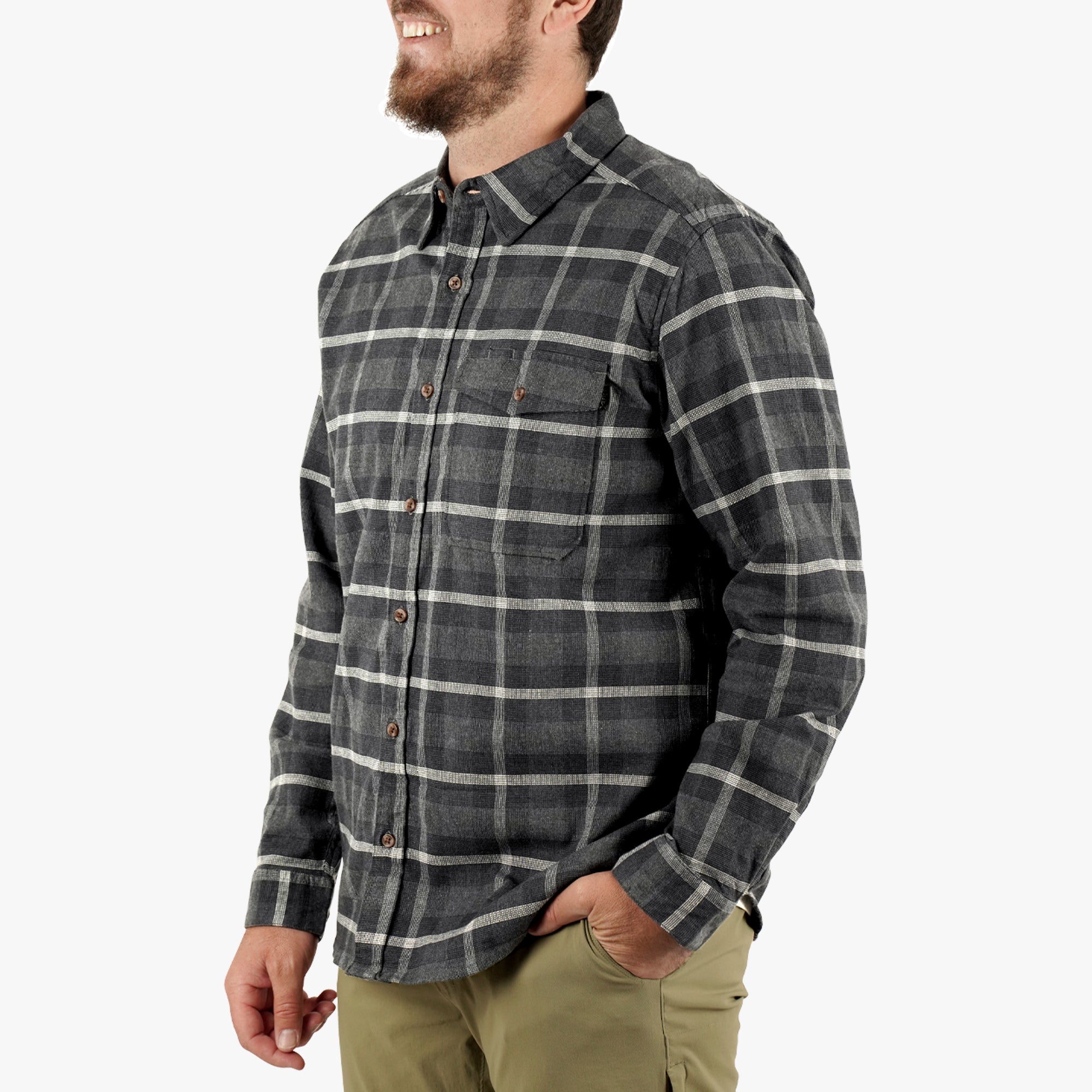 Lager LS Flannel Shirt - Image 3