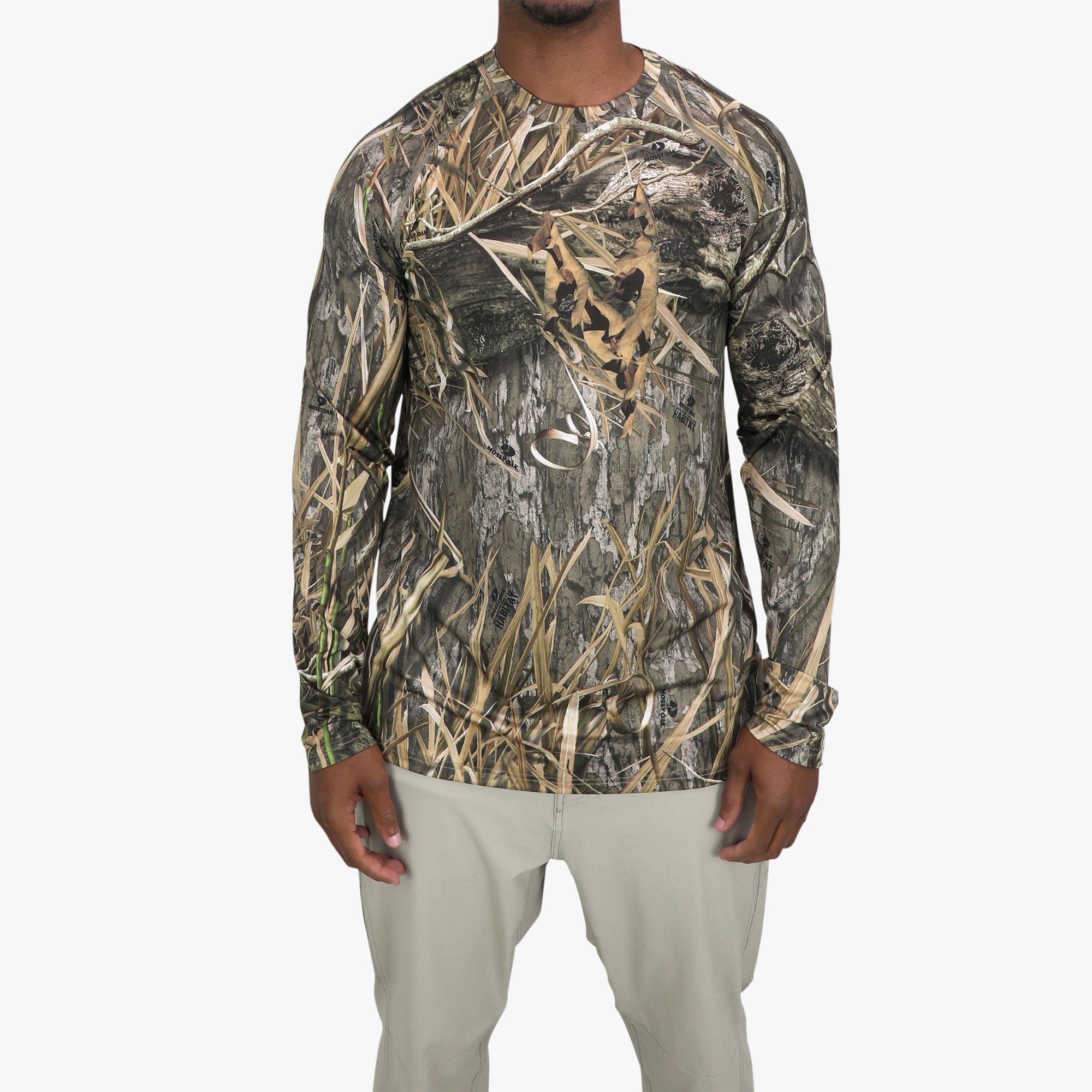 Mossy Oak? Camo LS Performance Shirt - Image 5