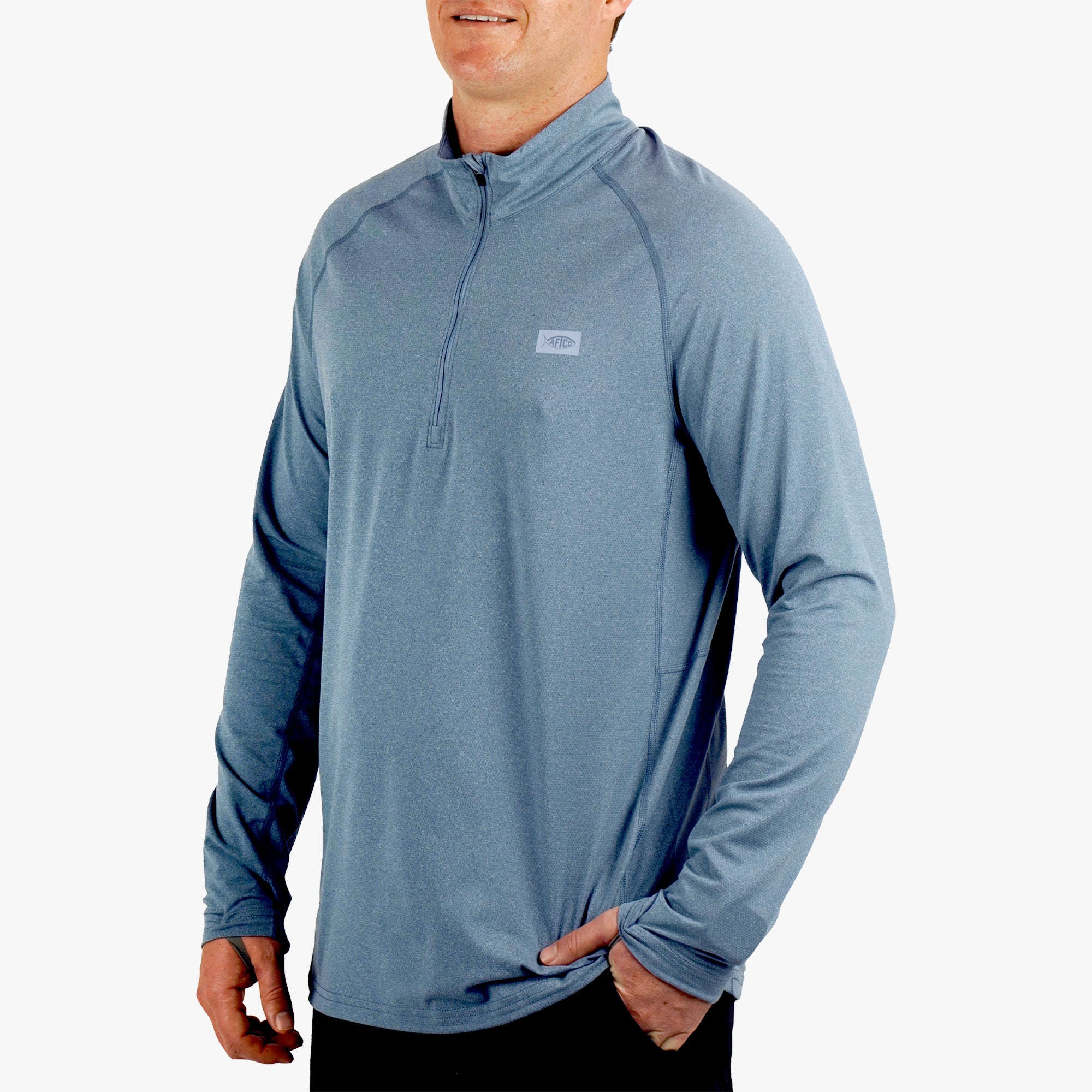 Air-O Mesh 1/4 Zip Performance Shirt - Image 3