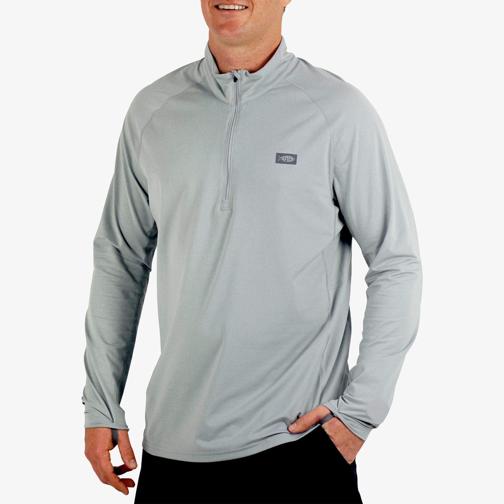 Air-O Mesh 1/4 Zip Performance Shirt - Image 7
