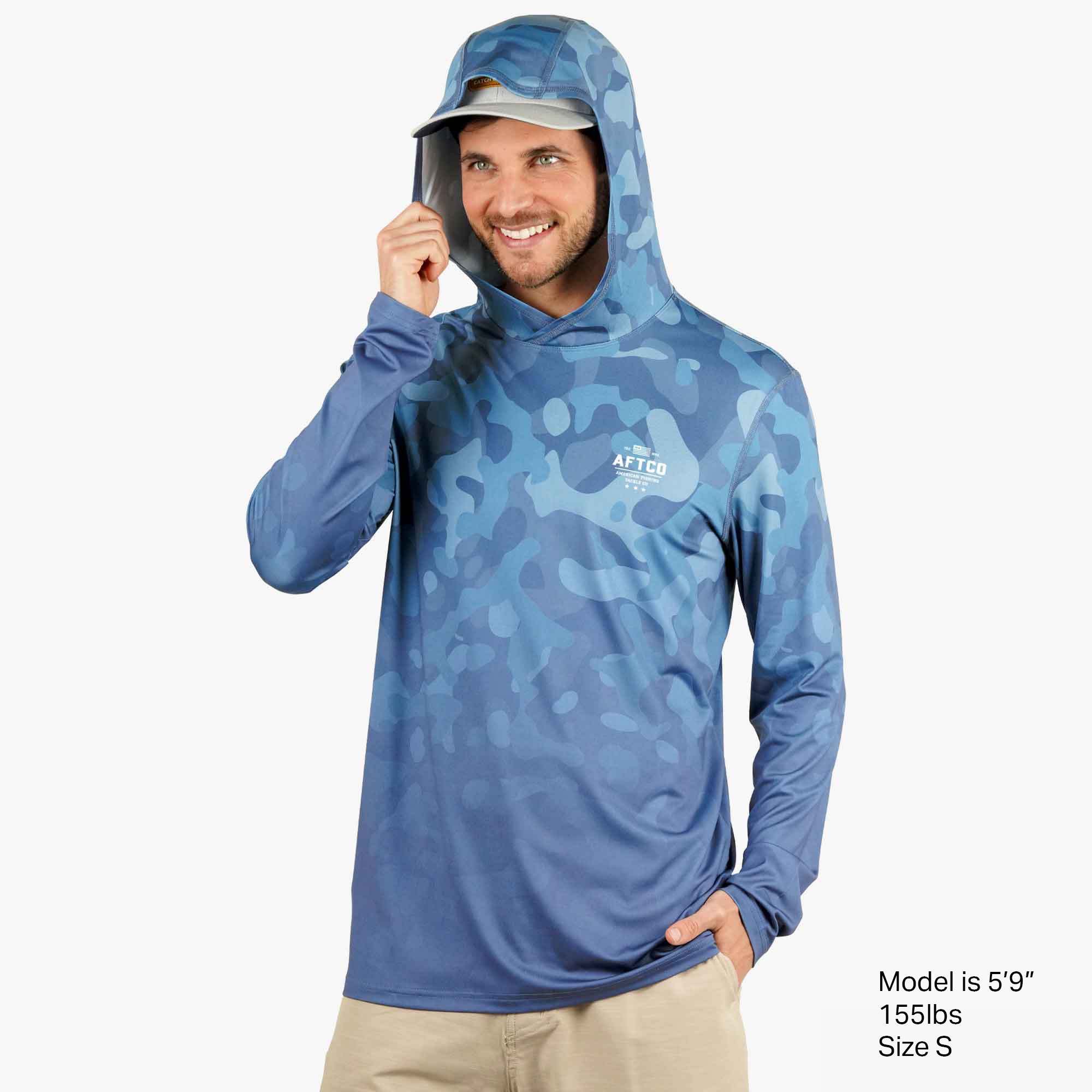 OG Camo UVX LS Sun Protection Hoodie - Image 5