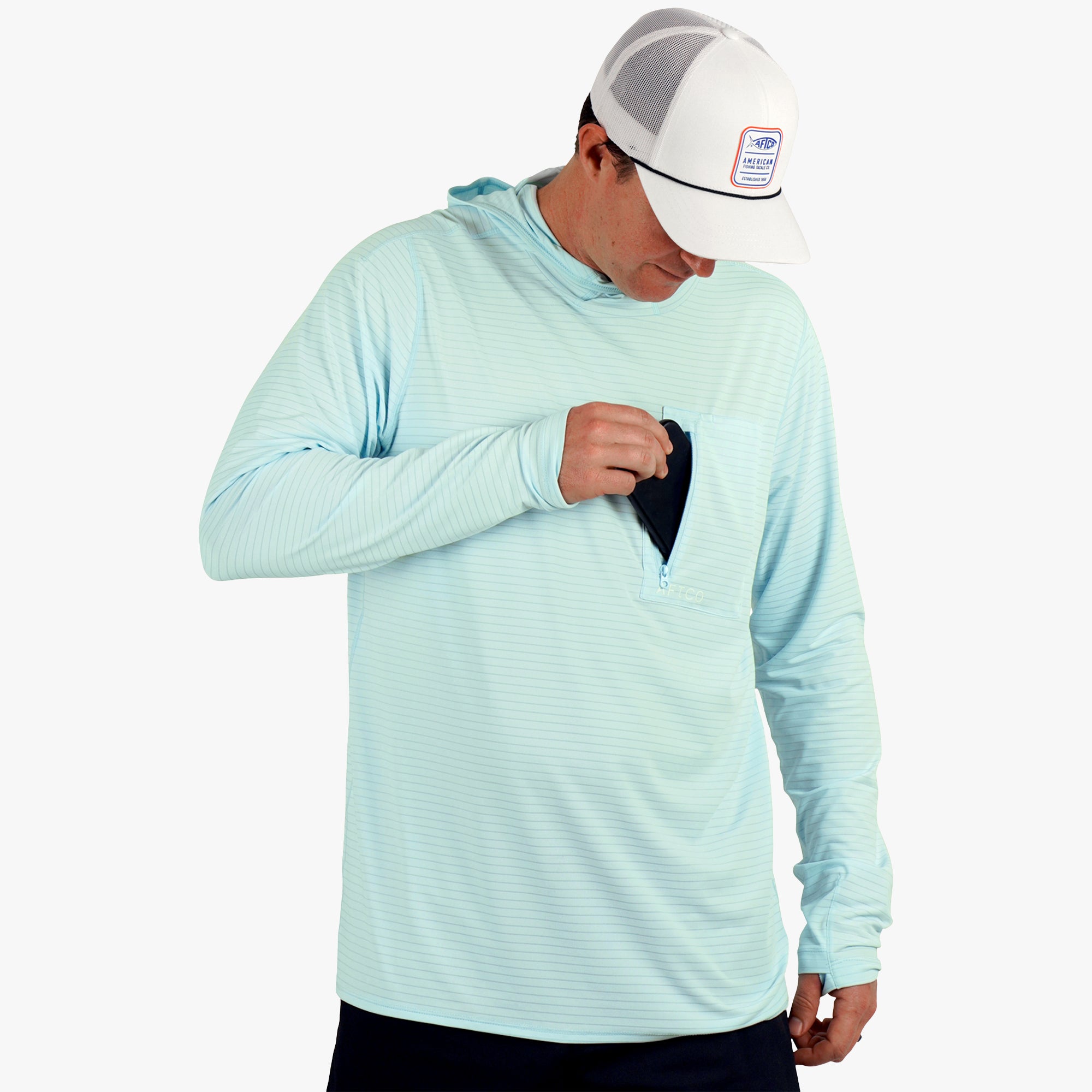Channel Hooded Performance Shirt - Image 17