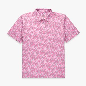 Cypress Printed Performance Polo Shirt