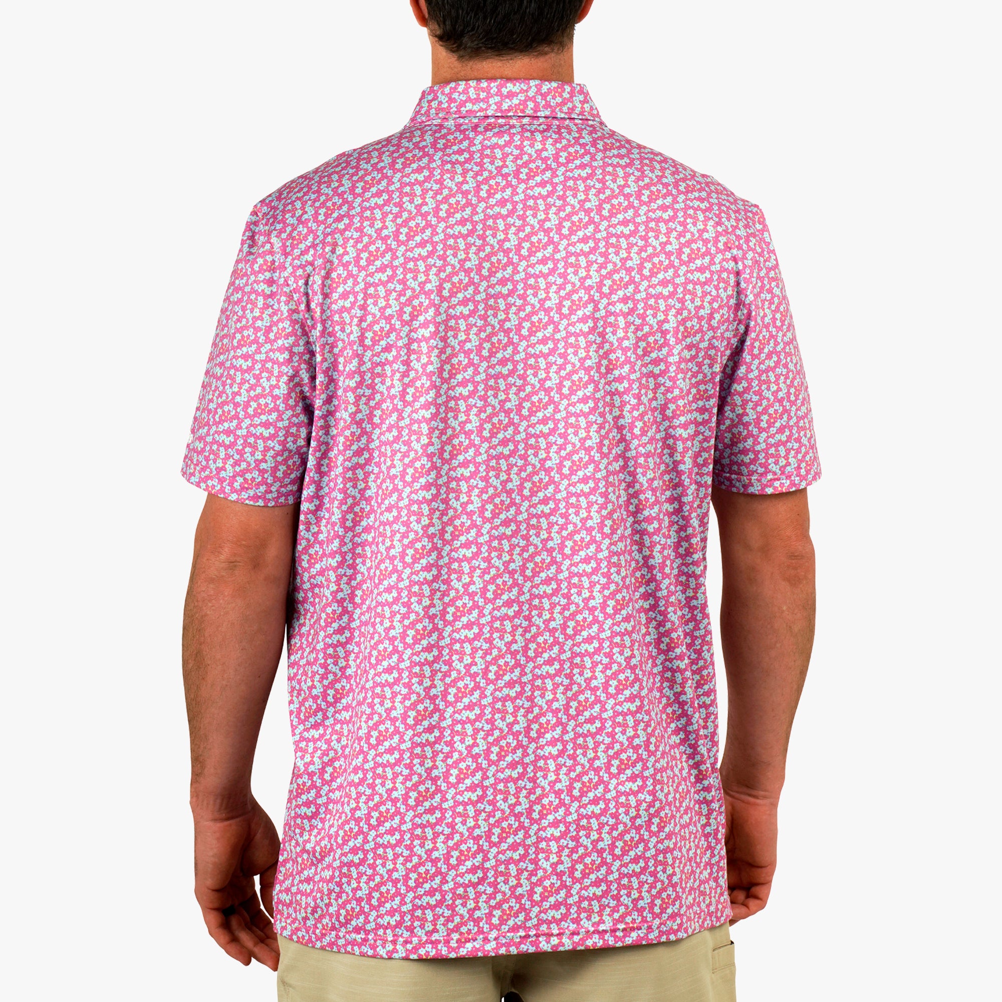 Cypress Printed Performance Polo Shirt - Image 8