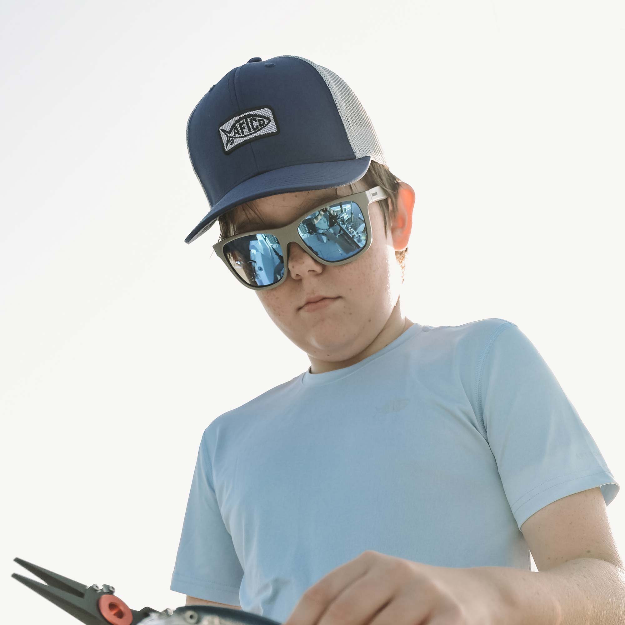 Youth Original Fishing Trucker Hat - Image 14