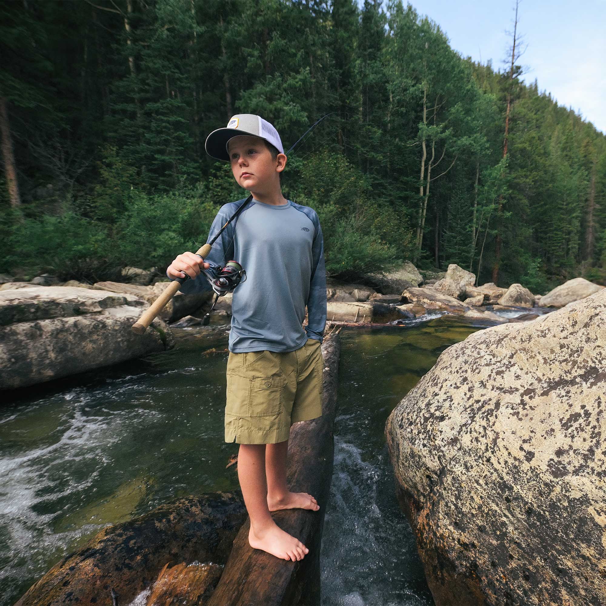 Youth Tactical Camo LS Performance Shirt - Image 15
