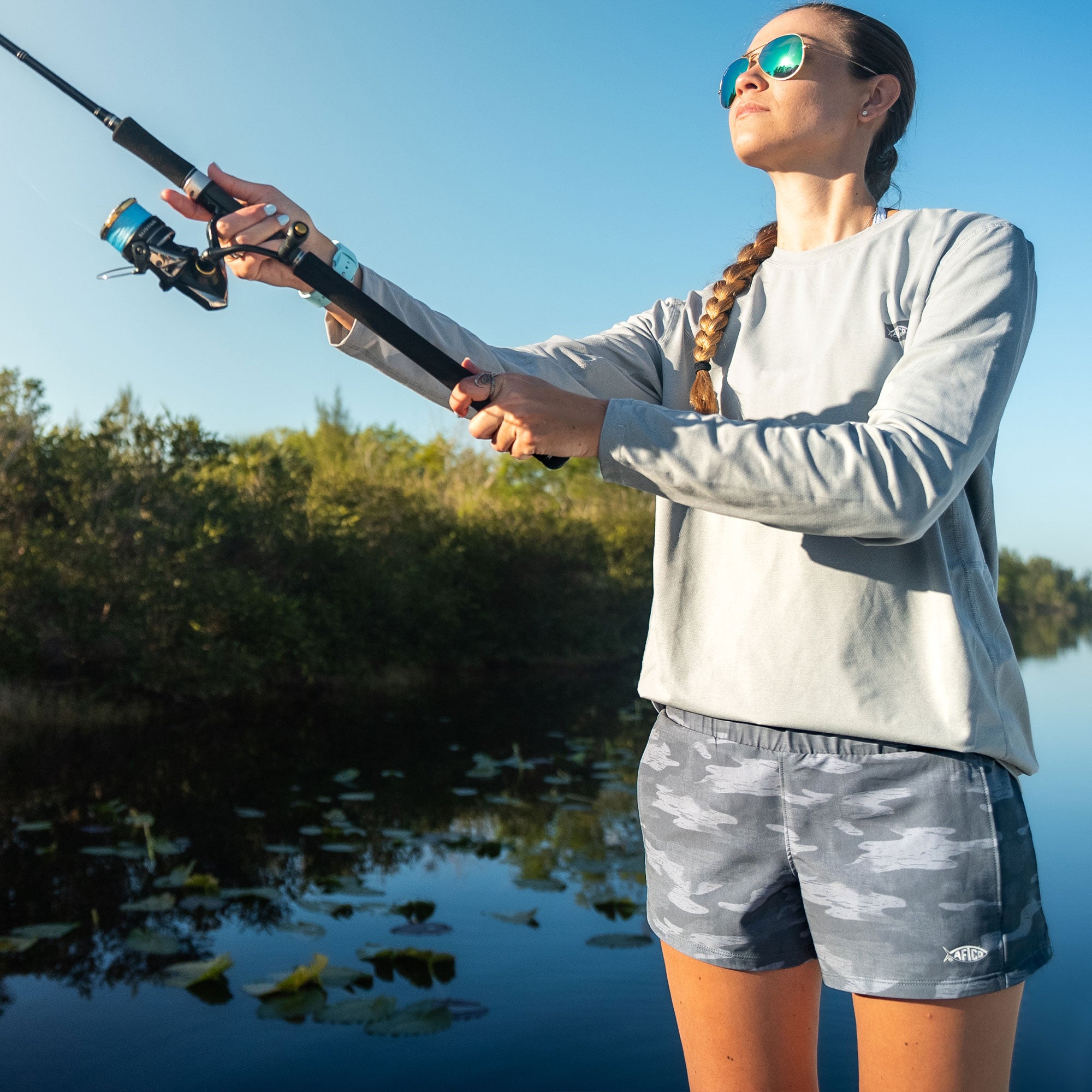 Women's Impact Camo Shorts - Image 12